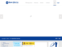 Tablet Screenshot of opendomo.com