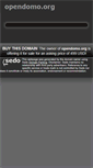 Mobile Screenshot of en.opendomo.org
