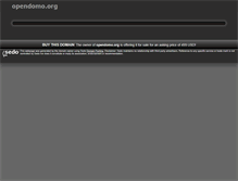 Tablet Screenshot of en.opendomo.org
